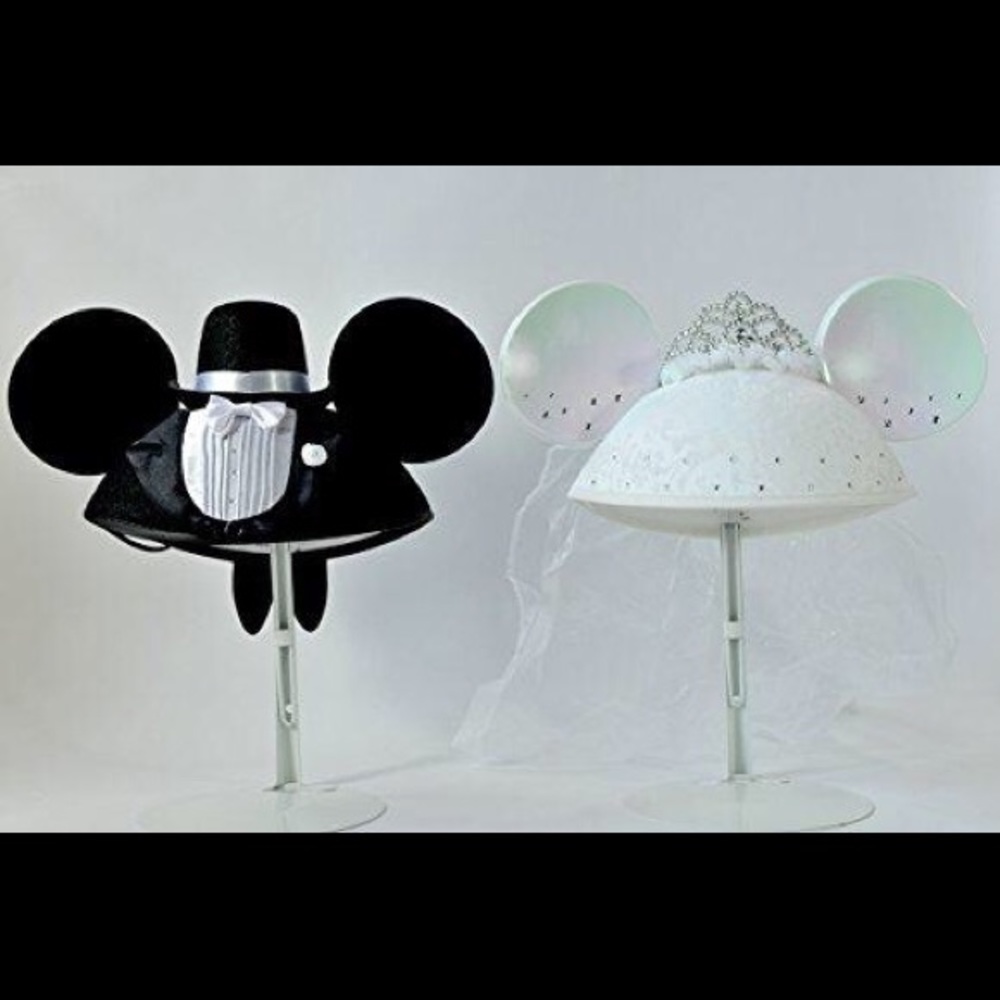 Disney Mickey & Minnie Bride Groom Ears Hats